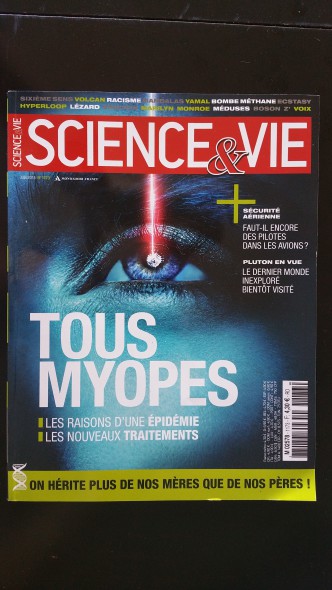 couverture Science et Vie Juin 2015