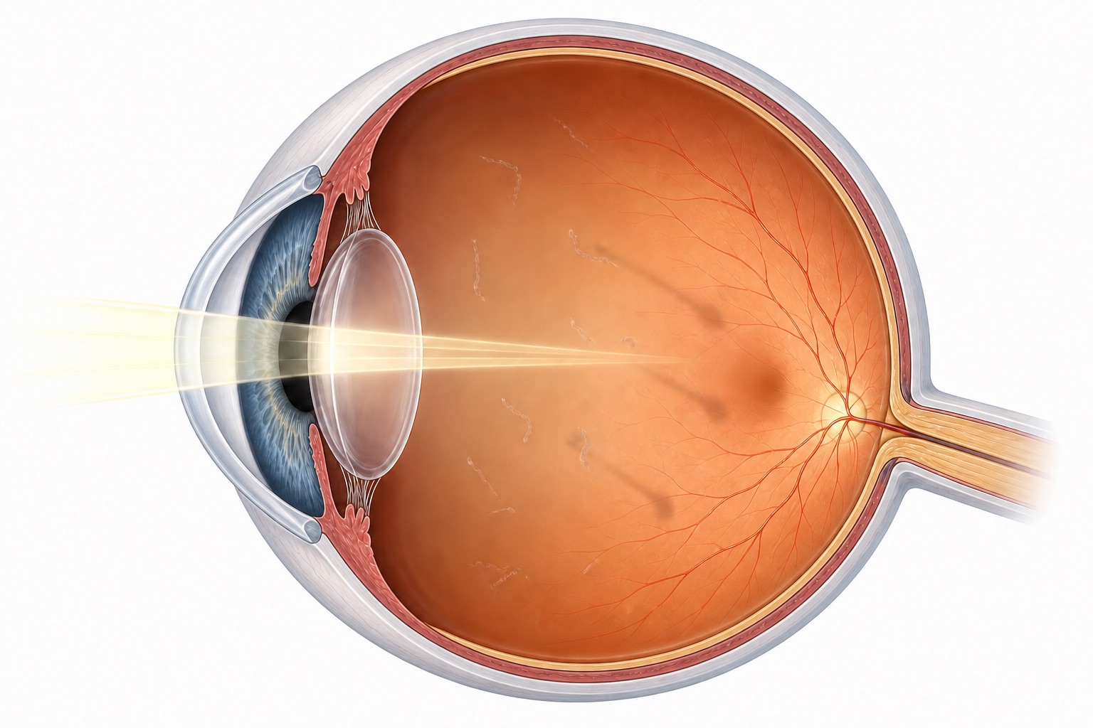 Corps flottants (mouches volantes) : causes, signes d’alerte et traitements