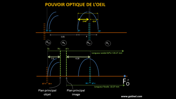 pouvoir optique oeil entier