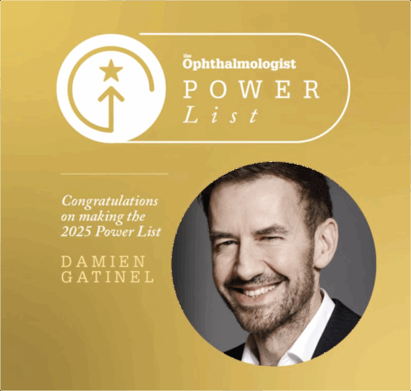 Damien Gatinel, Power List, the Ophthalmologist, 2025, cataracte et chirurgie réfractive, top ten - meilleurs mondiaux